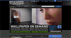 Desktop Screenshot of berlintapete.de